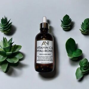 ANLGOLD Vitamin C & Hyaluronic Brightening Serum 3.75 fl oz New